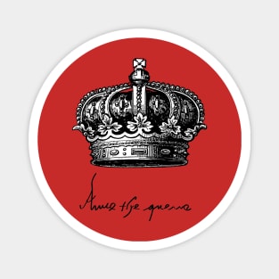 Anne Boleyn, Queen of England, Crown and Signature Magnet